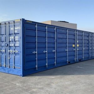 Contenedor de 40 pies con puerta lateral