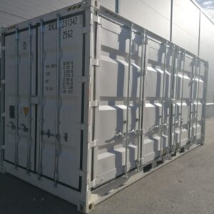 Contenedor de 20 pies con puerta lateral