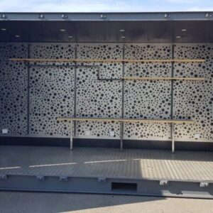 CONTENEDOR MARITIMO , 20 PIES LADO ABIERTO SECO "SHOP-BOX" - NUEVO