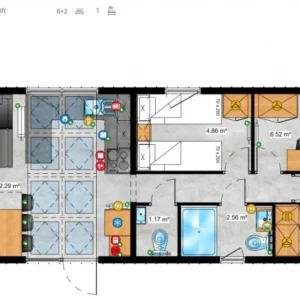 CASA MÓVIL “LUJO Y PRESTIGIO” 12,05X4,0 MT