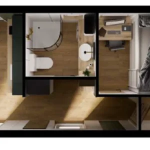 Casa semi-móvil de 31 m² – 2 dormitorios | Diseño funcional y moderno